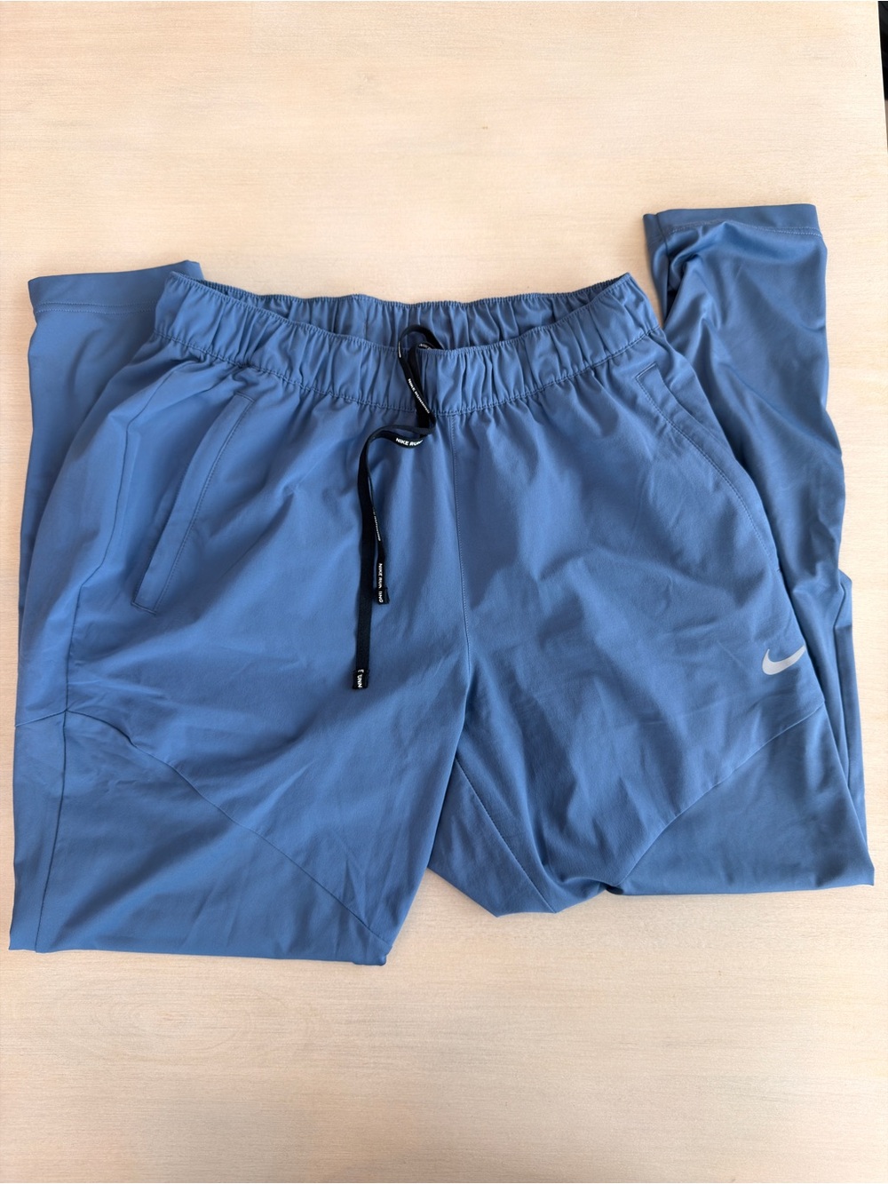 Nike Light Blue Dri-FIT Athletic Pants - Size Large